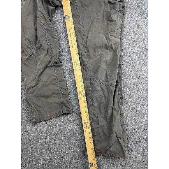 Kuhl Legendary Cargo Pants Womens 10 Brown Convertible Hiking Outdoor Trail - Picture 5 of 12